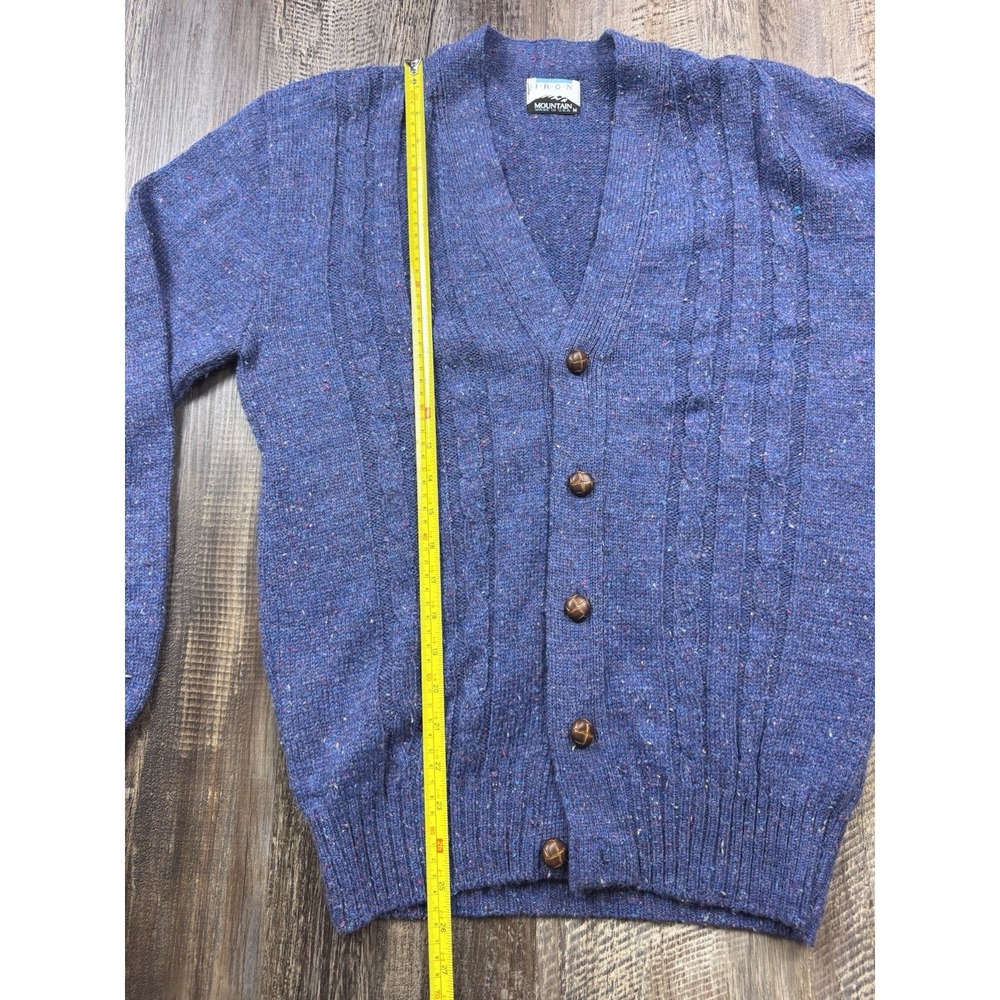 Iron Mountain Clothing Vintage Cardigan Sweater Made In USA Medium Grandpa - Picture 5 of 9